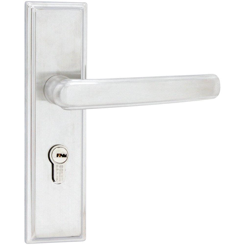 มือจับ MORTISE SOLEX 4550 QHM02 TE60SS สีเงิน