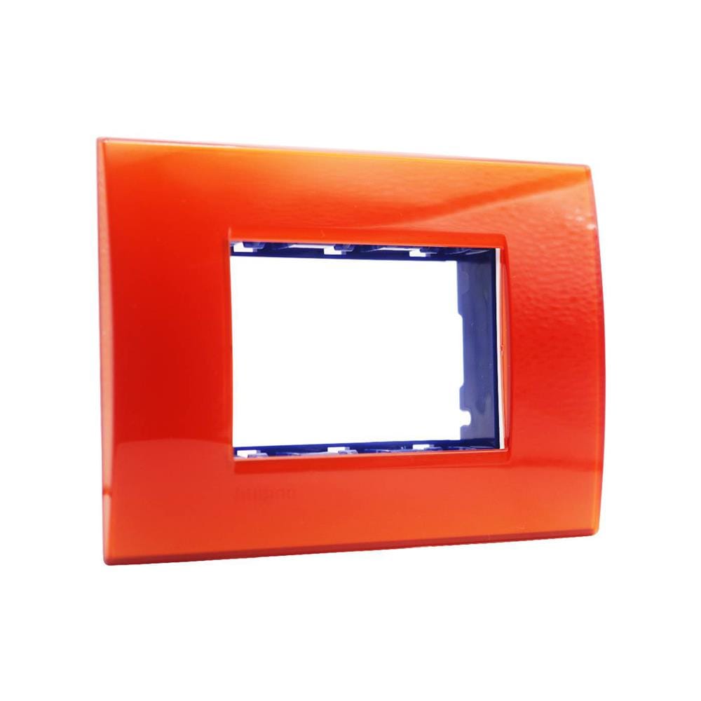 หน้ากาก 3 ช่อง BTICINO LIVING LIGHT SLNA4803ODF สีส้ม