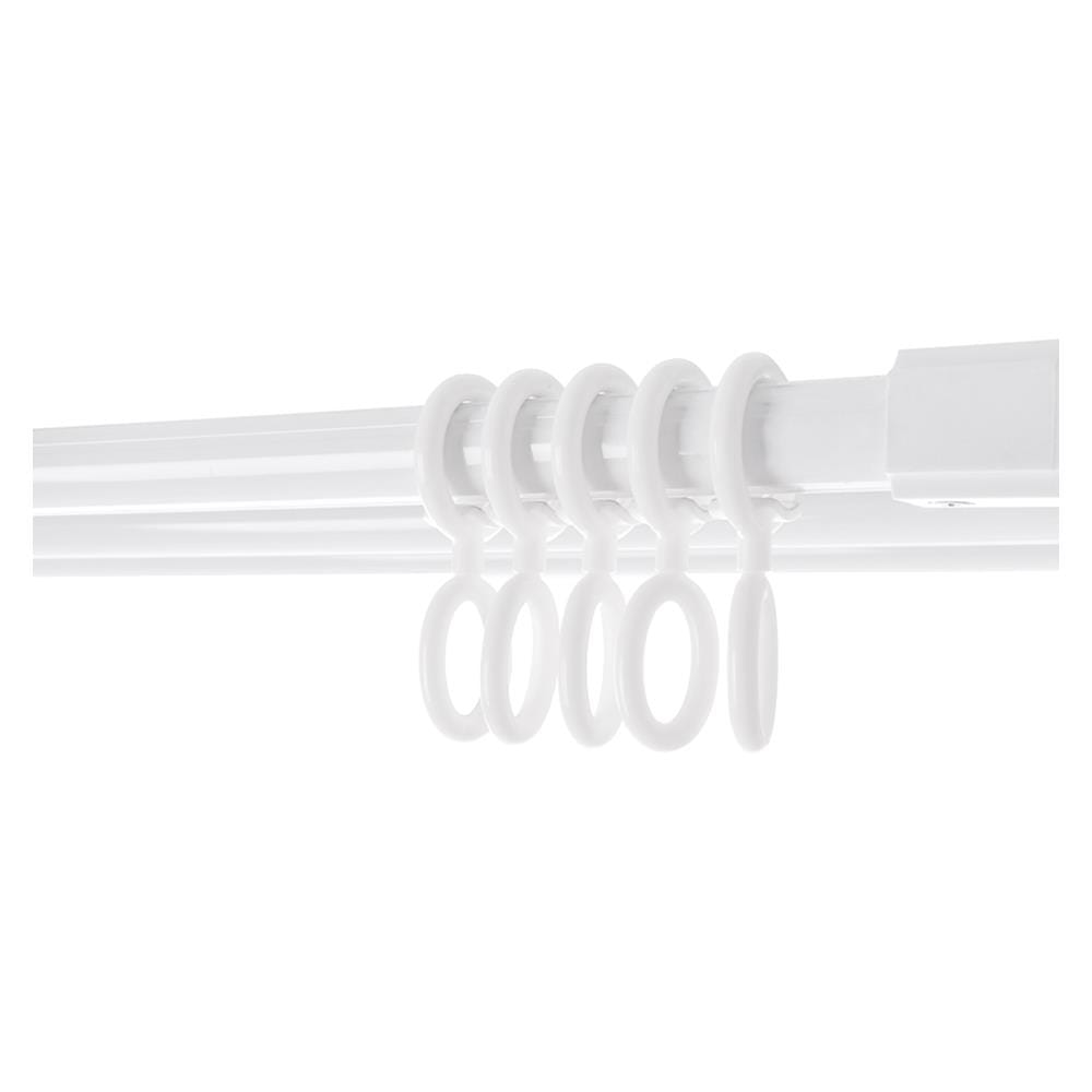 ราวตากผ้าเหล็กมีล้อ 5 เส้น PLIM 1.2 ม. สีขาว