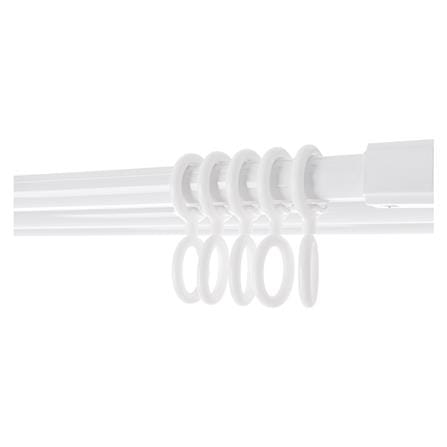 ราวตากผ้าเหล็กมีล้อ 5 เส้น PLIM 1.2 ม. สีขาว_2