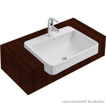 อ่างล้างหน้าฝังครึ่งเคาน์เตอร์ KOHLER K-11479X-VC1 สีขาว_1