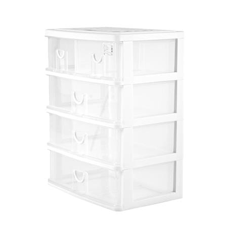กล่องลิ้นชัก 5 ลิ้นชัก STACKO CK555 39x26.5x50 ซม. สีใส_0