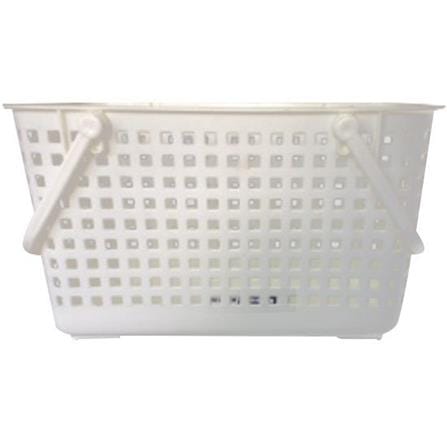 ตะกร้าผ้าเหลี่ยมหูหิ้ว G-WARE 2545 ขาว