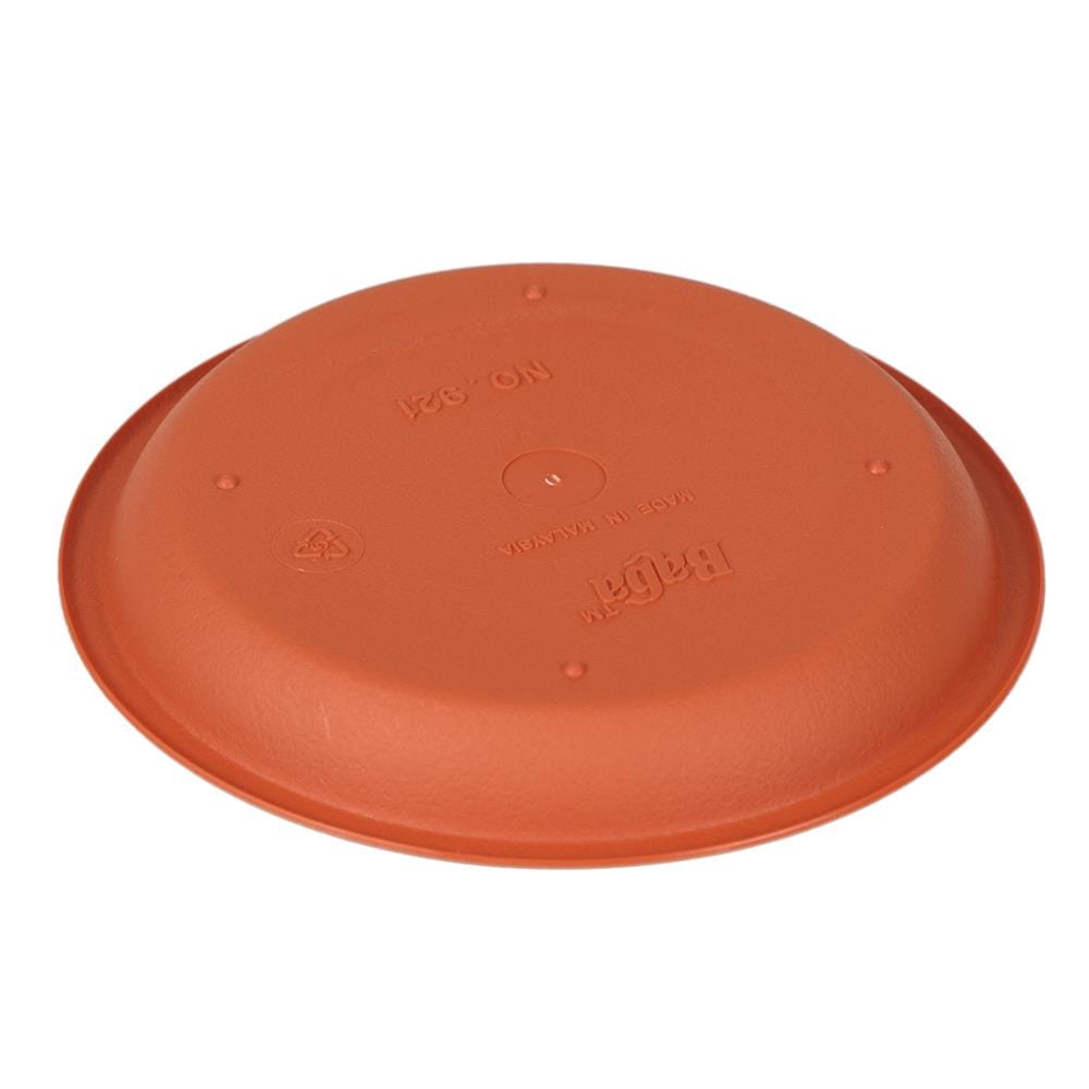 จานรองกระถางพลาสติก BABA 921 13 ซม. สี COTTA