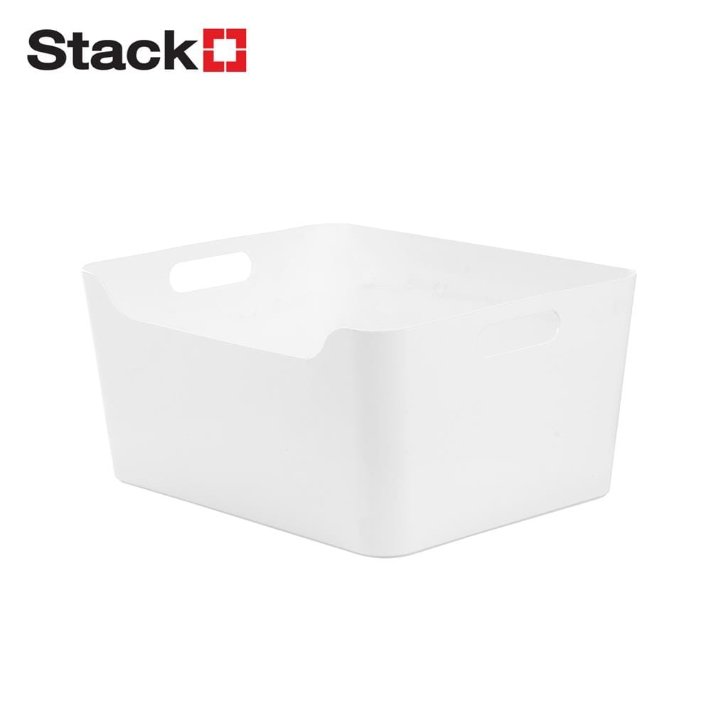 กล่องอเนกประสงค์ STACKO KY-636 36.5x29.5x17.7 ซม. สีขาว