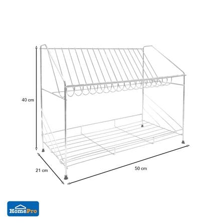 ชั้นคว่ำจานตั้งพื้นสเตนเลส 2 ชั้น KECH 106E3_1