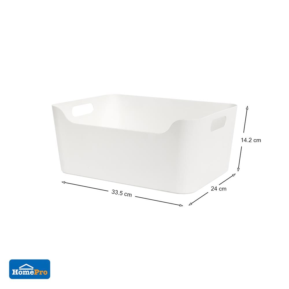กล่องอเนกประสงค์ STACKO KY-626 33.5x24x14.2 ซม. สีขาว