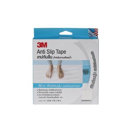 เทปกันลื่นห้องน้ำ 3M 1 นิ้วx18เมตร สีขาว_0