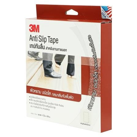 เทปกันลื่น งานภายนอก 3M 1 นิ้วX18เมตร สีใส_2