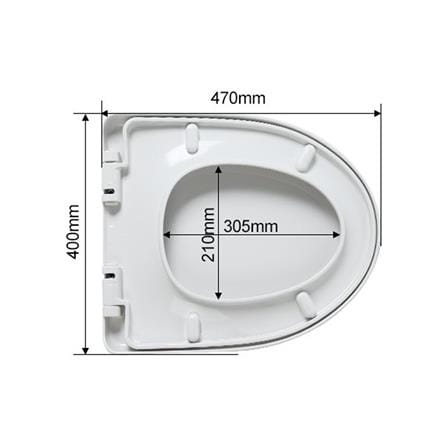 ฝารองนั่ง SLOW CLOSE AMERICAN STANDARD 51100NS-WT_1