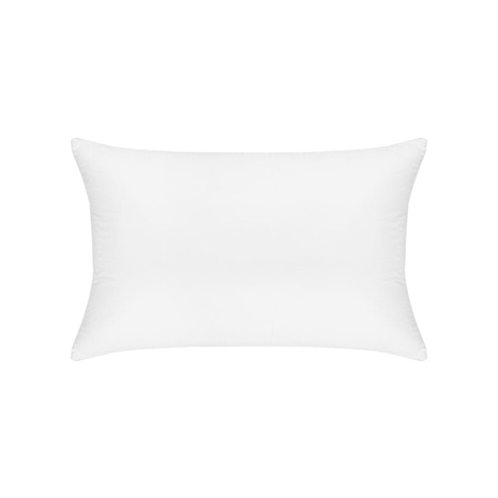 หมอนหนุน ขนห่านเทียม HOME LIVING STYLE DOWN ALTERNATIVE FIRM 18x28 นิ้ว สีขาว