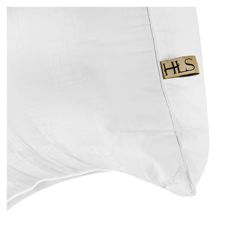 หมอนหนุน ขนห่านเทียม HOME LIVING STYLE DOWN ALTERNATIVE FIRM 18x28 นิ้ว สีขาว_2