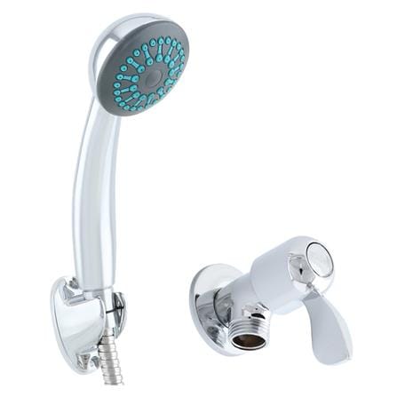 ชุดฝักบัวสายอ่อน 1 ระดับ HOEN รุ่น H-6001 สีโครม