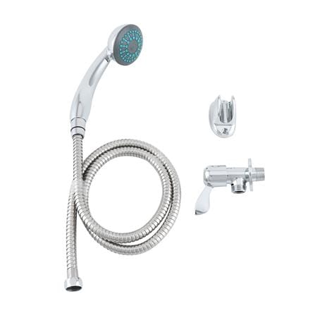 ชุดฝักบัวสายอ่อน 1 ระดับ HOEN รุ่น H-6001 สีโครม_1