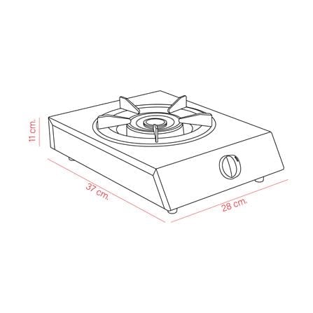 เตาแก๊สตั้งโต๊ะ 1 หัวแก๊ส DYNA HOME DYN DH-109-S_4