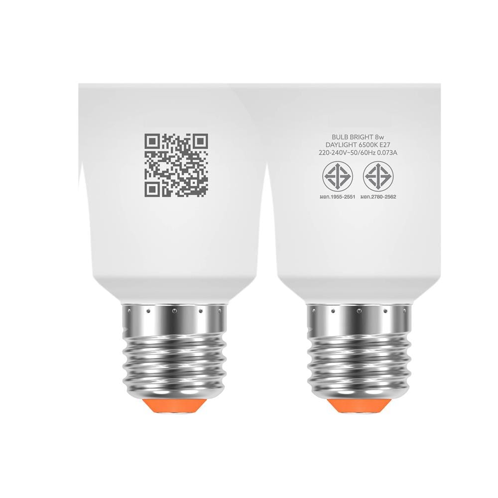 หลอด LED LAMPTAN A60 BRIGHT 8 วัตต์ DAYLIGHT E27