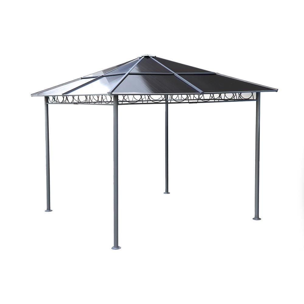 เต็นท์สนาม SPRING POLYCARBONATE สีเทาเข้ม