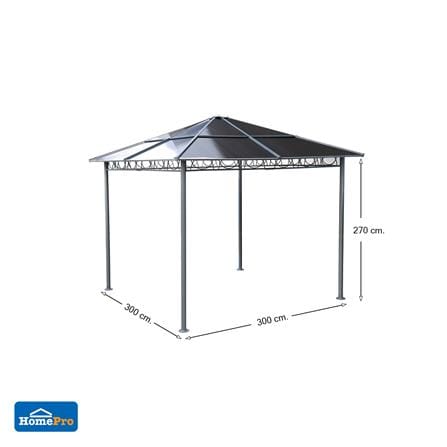 เต็นท์สนาม SPRING POLYCARBONATE สีเทาเข้ม_8