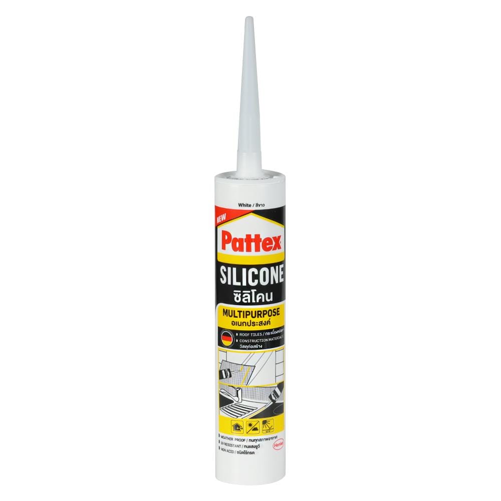 ซิลิโคนชนิดไร้กรด PATTEX PT-19 280 มล. สีขาว
