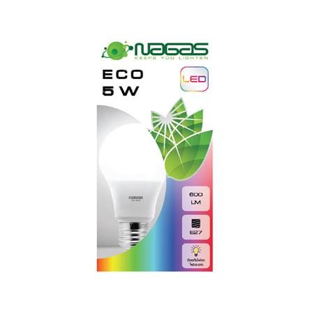 หลอด LED NAGAS ECO BULB 5 วัตต์ DAYLIGHT E27_1
