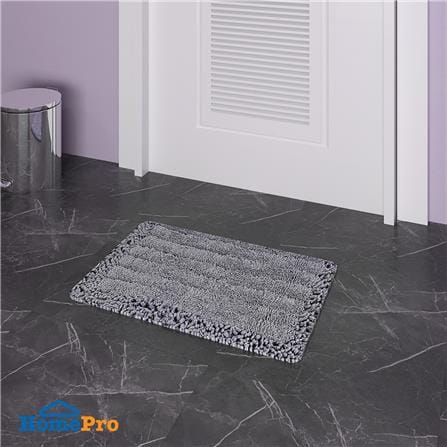 พรม HOME LIVING STYLE SI-6278 40X60 ซม. สีเทา_4