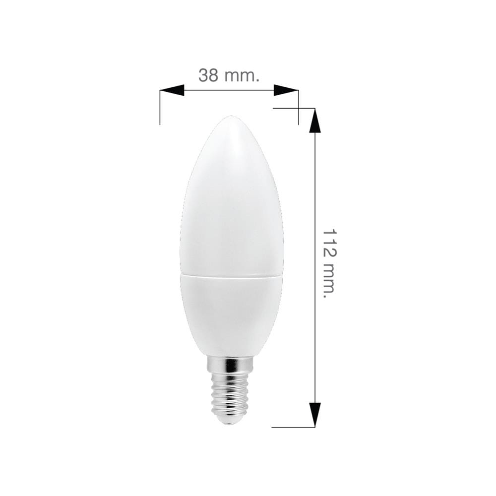 หลอด LED NAGAS CANDLE FLAME 3.5 วัตต์ DAYLIGHT E14
