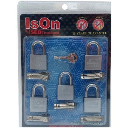 กุญแจมาสเตอร์คีย์ ISON 899 CS-40/5 40 มม. (แพ็ก 5 ตัว)_0