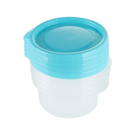 ชุดกล่องอาหารกลม 0.3 ลิตร SUPER LOCK CHEF BOX 6061 5 ชิ้น_0