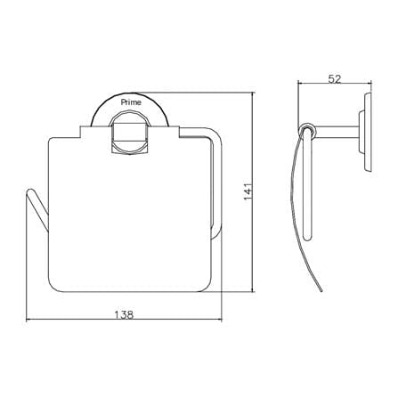 ที่ใส่กระดาษ PRIME NM-402 สเตนเลส_1