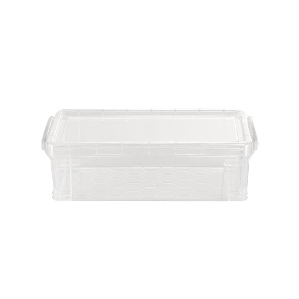 กล่องหูล็อก STACKO CM-12 10x22x6.8 ซม. สีขาว