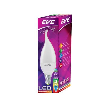 หลอด LED EVE ECO OPERA 3 วัตต์ WARMWHITE E14_4