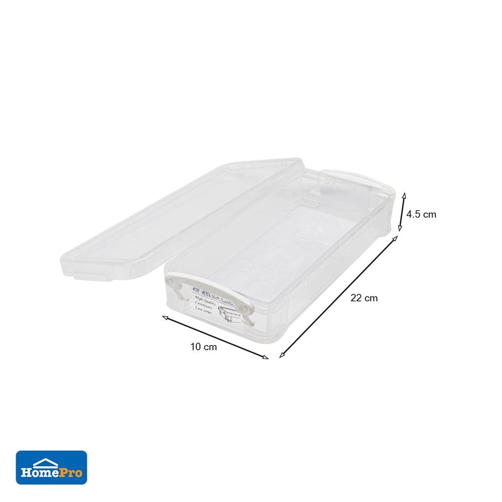 กล่องหูล็อก STACKO CM-11/2 10x22x4.5 ซม. สีขาว แพ็ก 2 ชิ้น