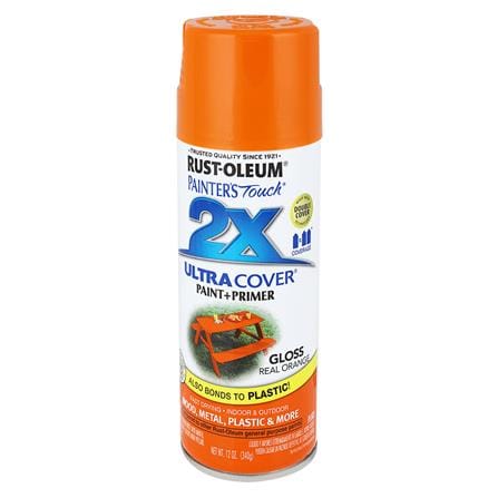 สีสเปรย์ RUST-OLEUM 2X 9095 REAL ORANGE
