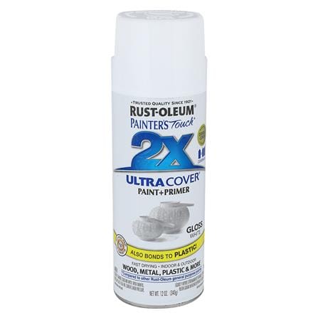 สีสเปรย์ RUST-OLEUM 2X 9090 WHITE