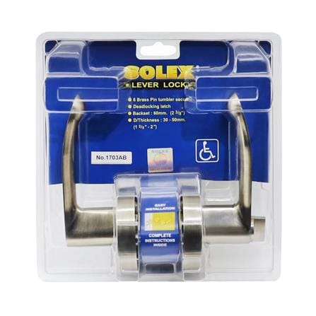 มือจับก้านโยก SOLEX 1703 AB สีทองเหลืองรมดำ_1