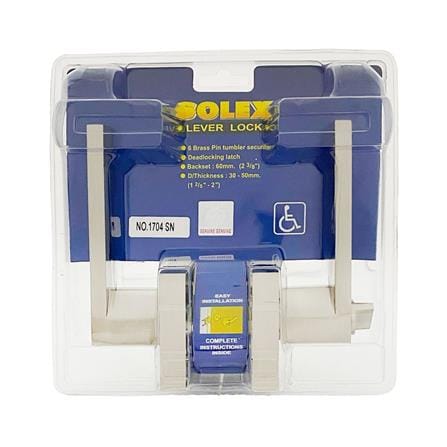 มือจับก้านโยก SOLEX 1704 SN สีสเตนเลส_1