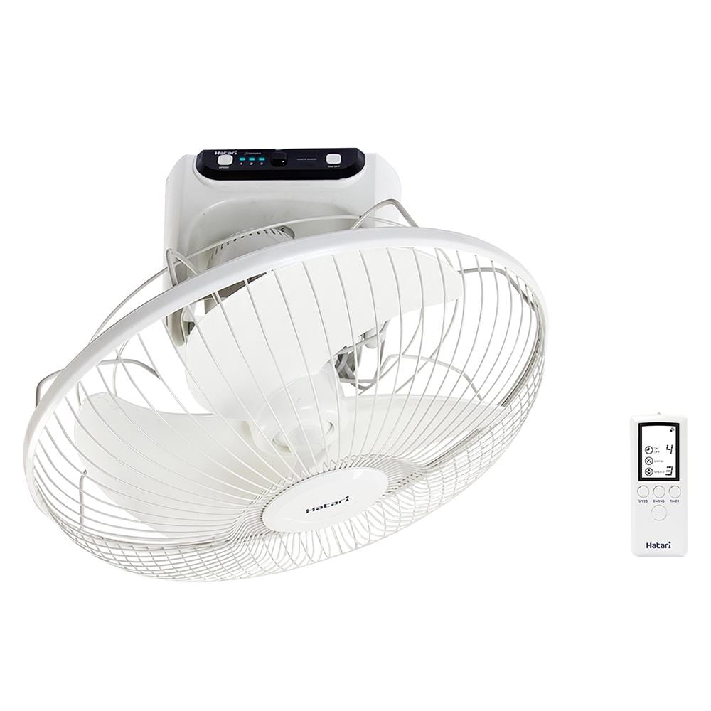 พัดลมติดเพดาน 18นิ้ว HATARI HT-C18R1(S) สีขาว