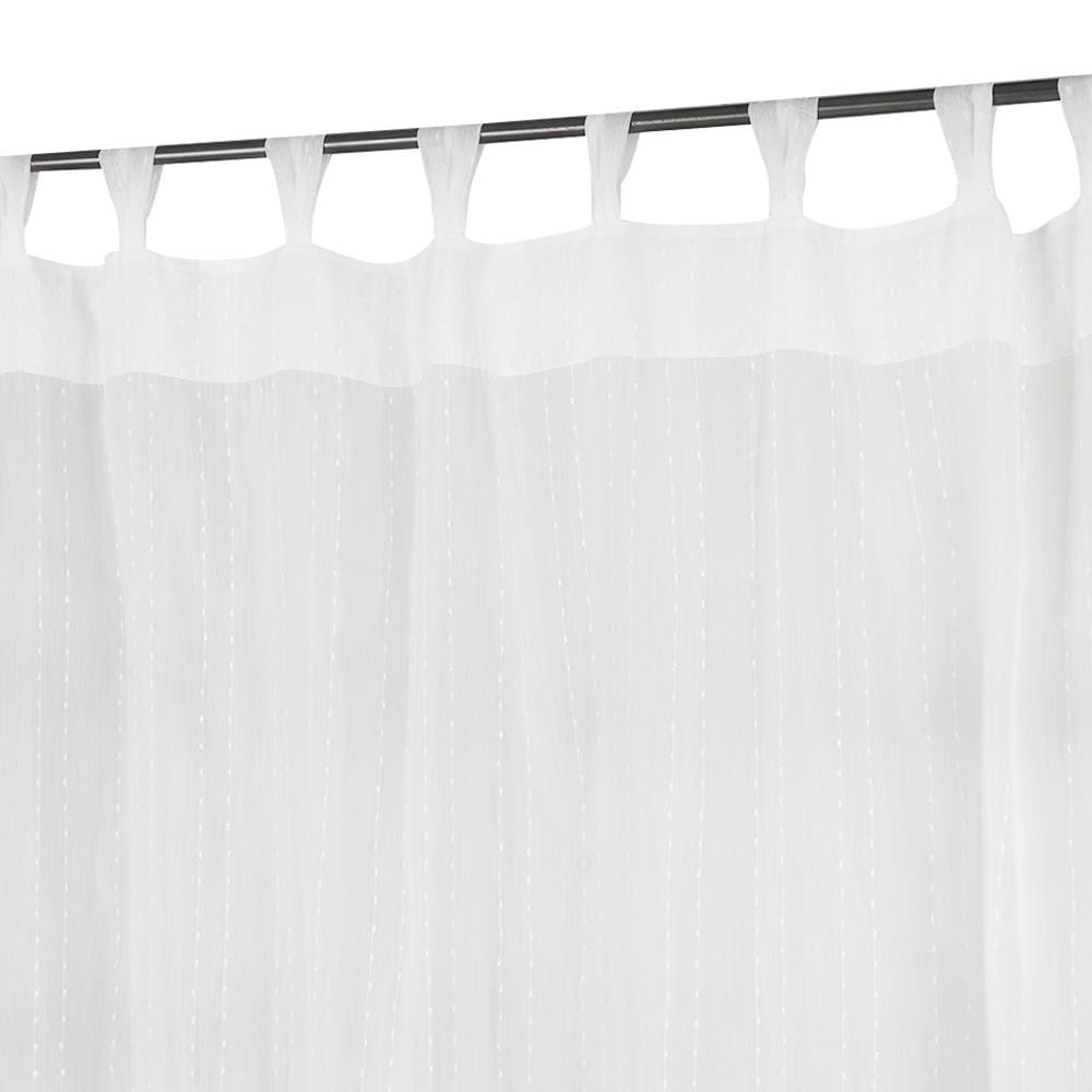 ผ้าม่านโปร่งห่วง HOME LIVING STYLE RIN 130x160 ซม. สีขาว