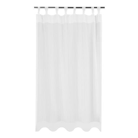 ผ้าม่านโปร่งห่วง HOME LIVING STYLE RIN 130x160 ซม. สีขาว