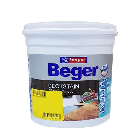 สีย้อมพื้นไม้ BEGER AQUA 9903 สีสัก ด้าน 1/4GL