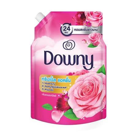 น้ำยาปรับผ้านุ่มสูตรเข้มข้น DOWNY TRIPLE ACTION 1,000 มล. การ์เด้นบลูม