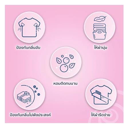 น้ำยาปรับผ้านุ่มสูตรเข้มข้น DOWNY TRIPLE ACTION 1,000 มล. การ์เด้นบลูม_4