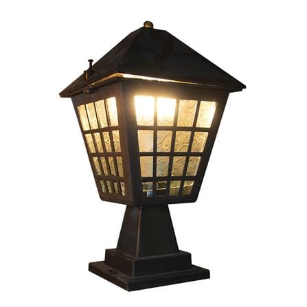 ไฟหัวเสา LIGHTING HOME LHT001 สีดำ_1