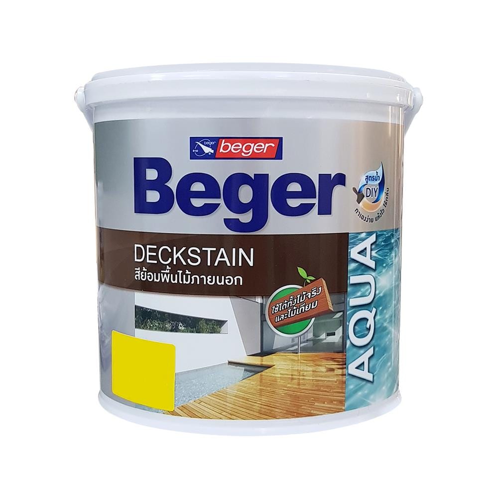 สีย้อมพื้นไม้ BEGER AQUA 9905 สีไม้แดง ด้าน 1GL