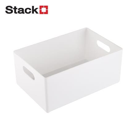 ถาดอเนกประสงค์ STACKO UT-011 24.6x16.3x10.8 ซม. สีขาว_0