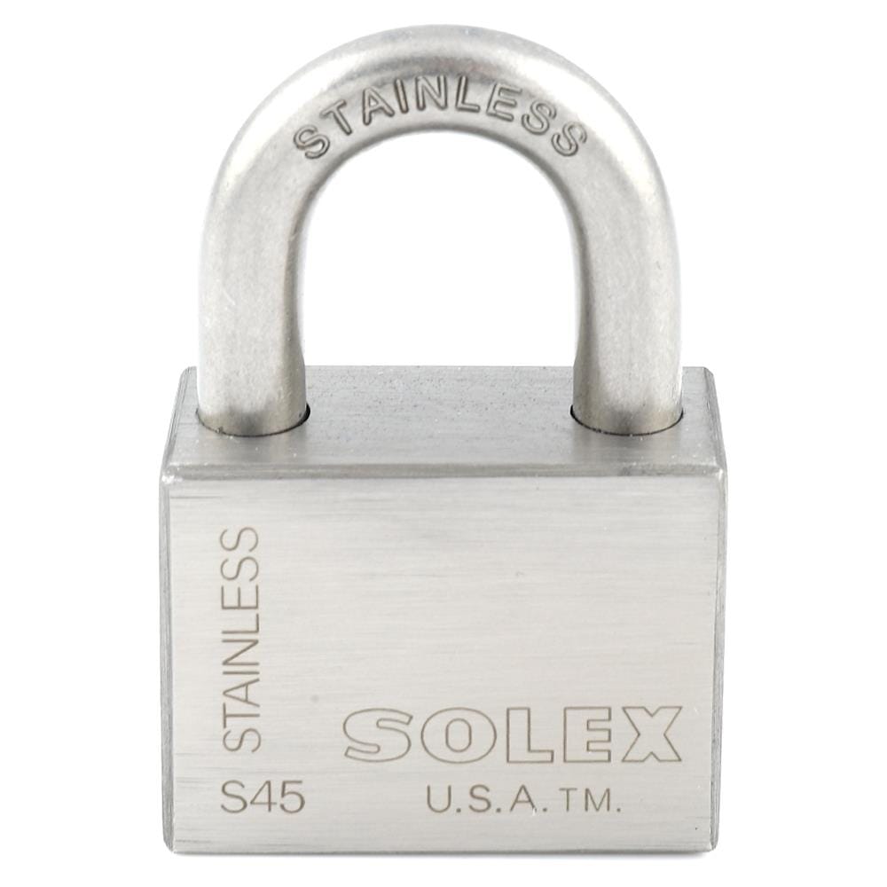 กุญแจลูกปืน SOLEX S45 45 มม. สีสเตนเลส