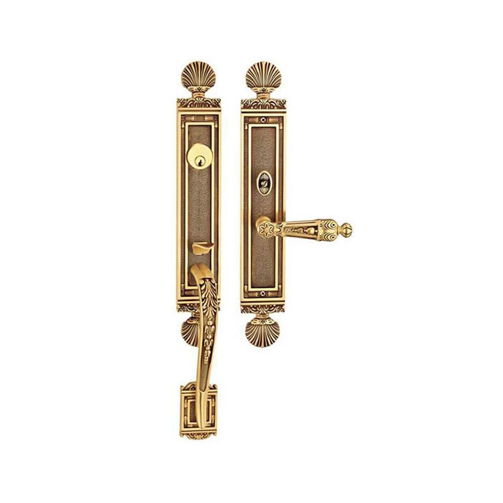 มือจับก้านโยกห้องทั่วไป MORTISE  MTL DTH - 6887 OB สีทองเหลืองรมดำ