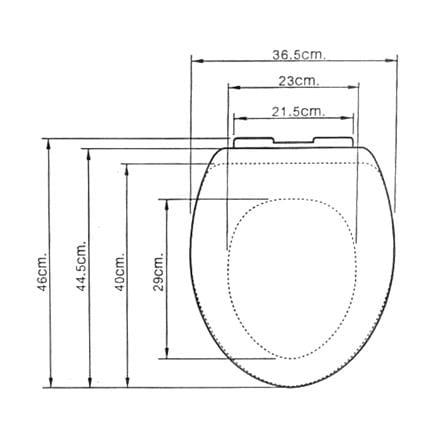 ฝารองนั่ง SLOW CLOSE BATH TIME 4121_4