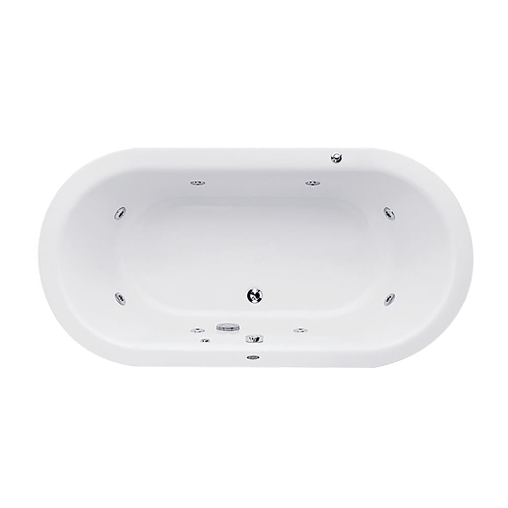 อ่างอาบน้ำวน แบบลอยตัว CRISTINA CT-SE-H170080WP 170 ซม. สีขาว