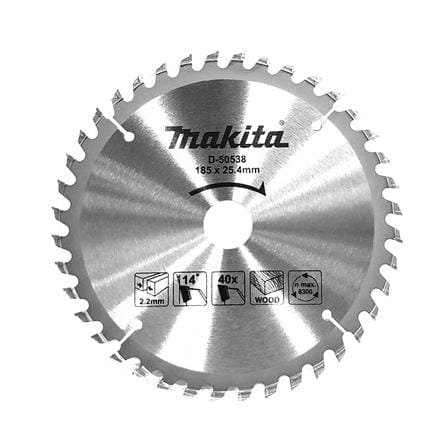 ใบเลื่อยวงเดือน MAKITA 7 นิ้ว 40ฟัน_0